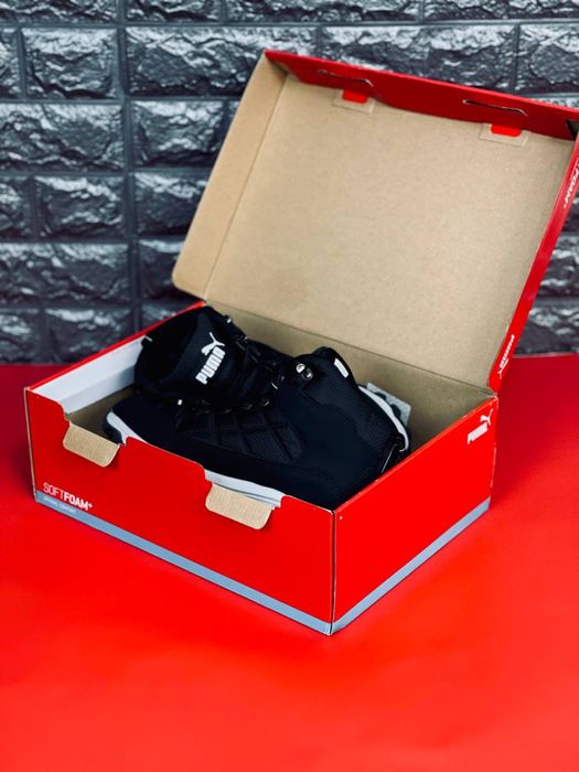 Подростковые зимние кроссовки Puma / кросівки Пума / Ботинки Пума