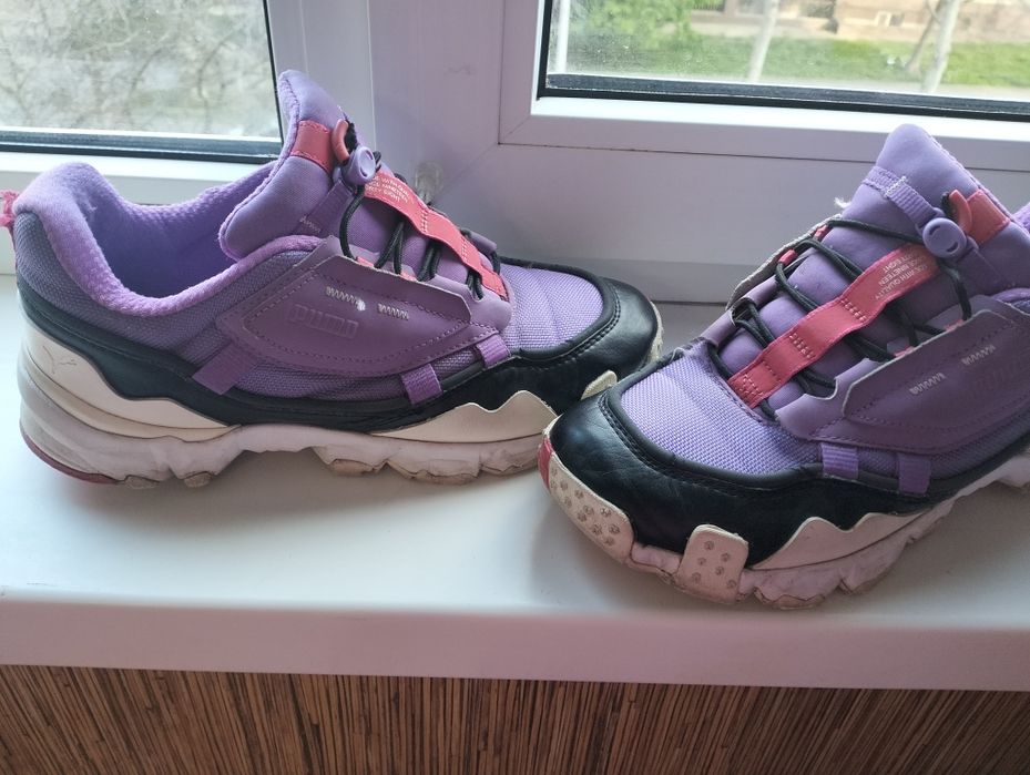 Кроссовки унисекс женские, мужские Puma Trailfox Overland (в расцветке «Purple Glimmer/Puma Black")