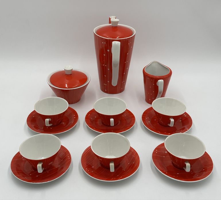 Serwis kawowy. Elżbieta. Chodzież. New look. Pikasiak