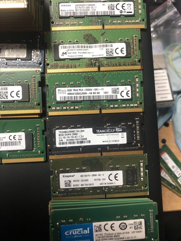 Оперативная память для ноутбуков SoDimm DDR4 4 Gb \8 Gb \16 gb: 489 грн ...