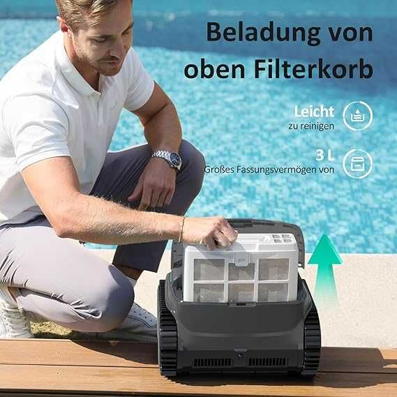 Odkurzacz do basenu WYBOT C2 Vision bezprzewodowy 65 W