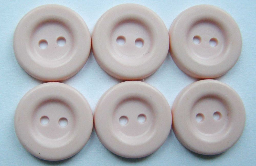 Гудзики рожеві 15 мм (100 шт.)