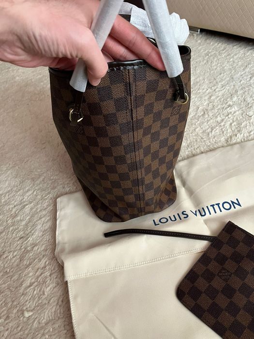 Od ręki LV Neverfull MM, Damier Ebene
