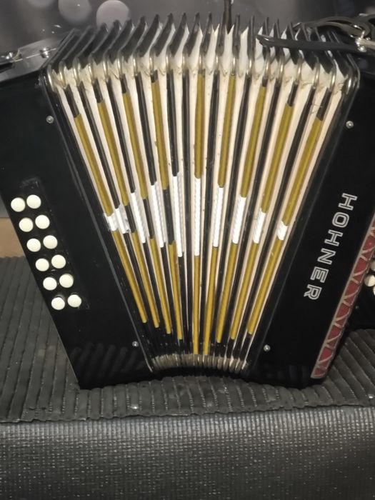 Vendo concertina hohnera staurada em fã lá ré