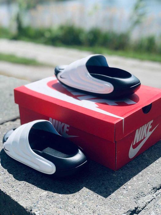 Слансы найк / женские шлепки на лето / Тапочки Nike Calm Slide Шлепанцы домашние для дома и улицы Найк