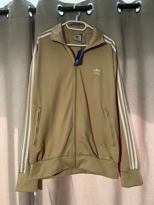 Bluza Adidas Originals rozpinana beżowa