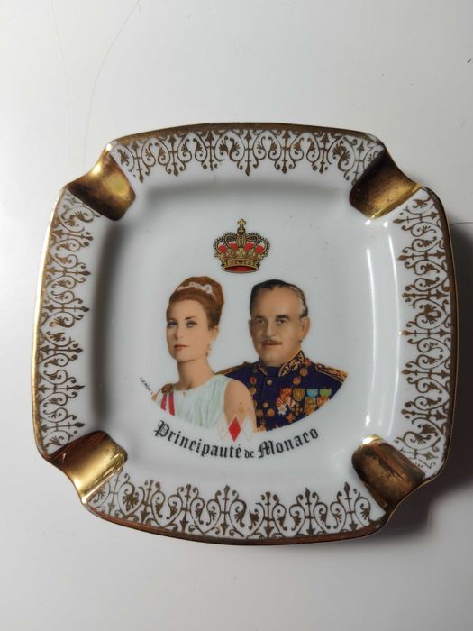 Cinzeiro Vintage Coleção Principado Mónaco - Excelente estado