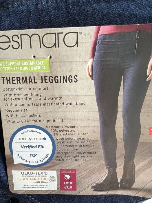 Termo legginsy Esmara granatowe rozmiar S