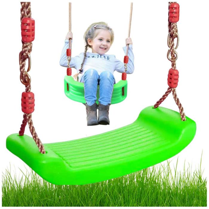 Huśtawka Dziecięca Ogrodowa Ławeczka Deska Siedzisko Mocna Bezpieczna