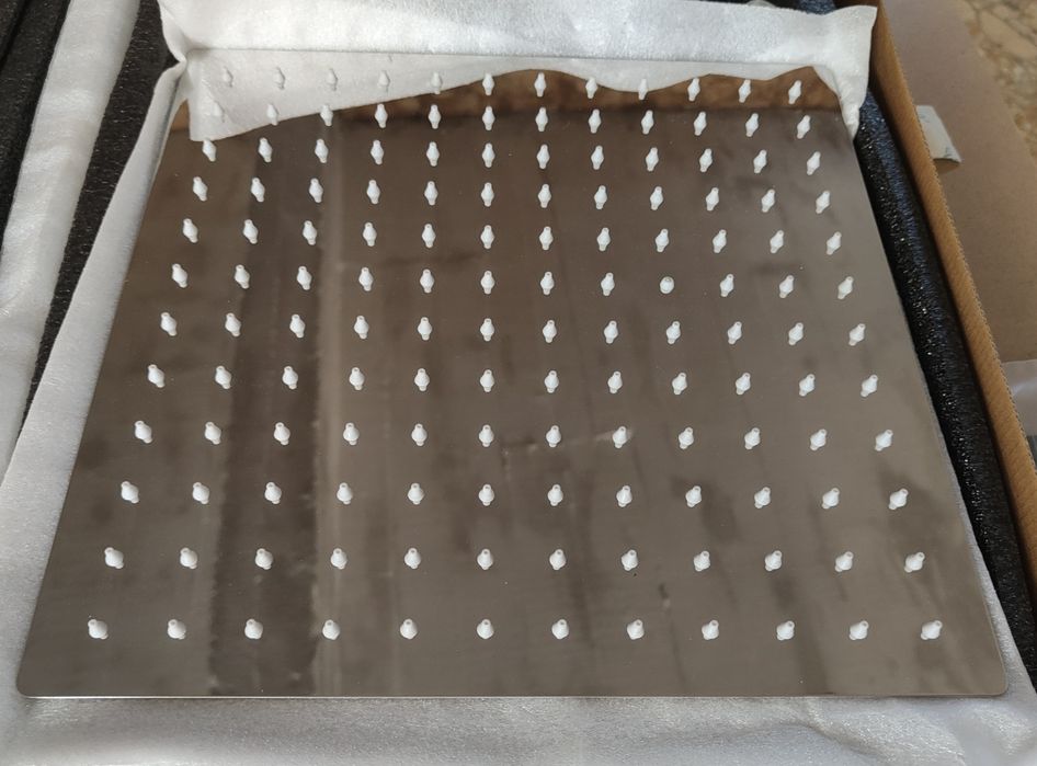 Coluna de chuveiro termostática com chuveiro de 12 polegadas