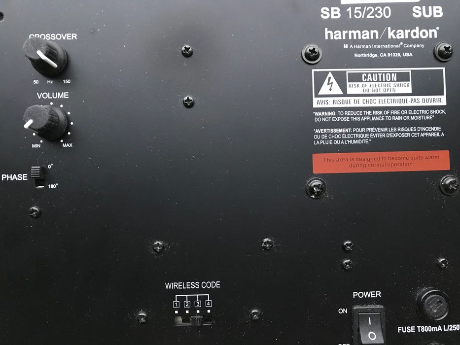 Harman Kardon SB 15/230 SUB bezprzewodowy Subwoofer aktywny