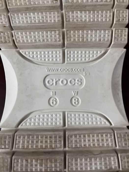 Crocs Classic Mega Crush Clog White W8