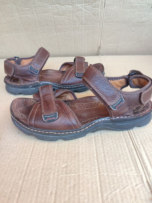 Кожаные сандали Clarks 45 размер