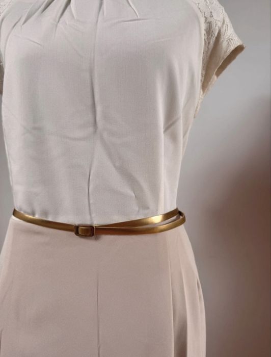 Sukienka koktajlowa na wesele komunię elegancka 46 Betti