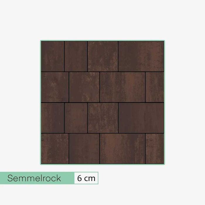 Kostka Semmelrock Lundo 6 cm marrone (11,5m2)