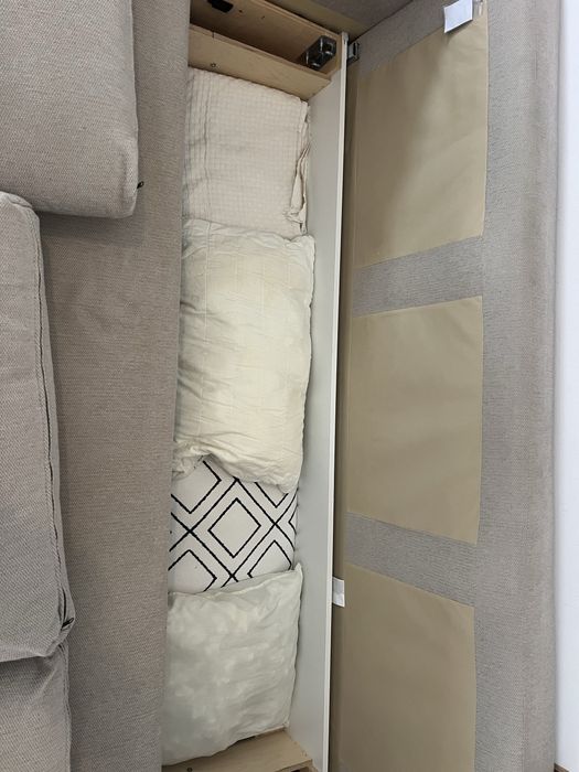 Sofa cama Ikea Friheten bege com entrega