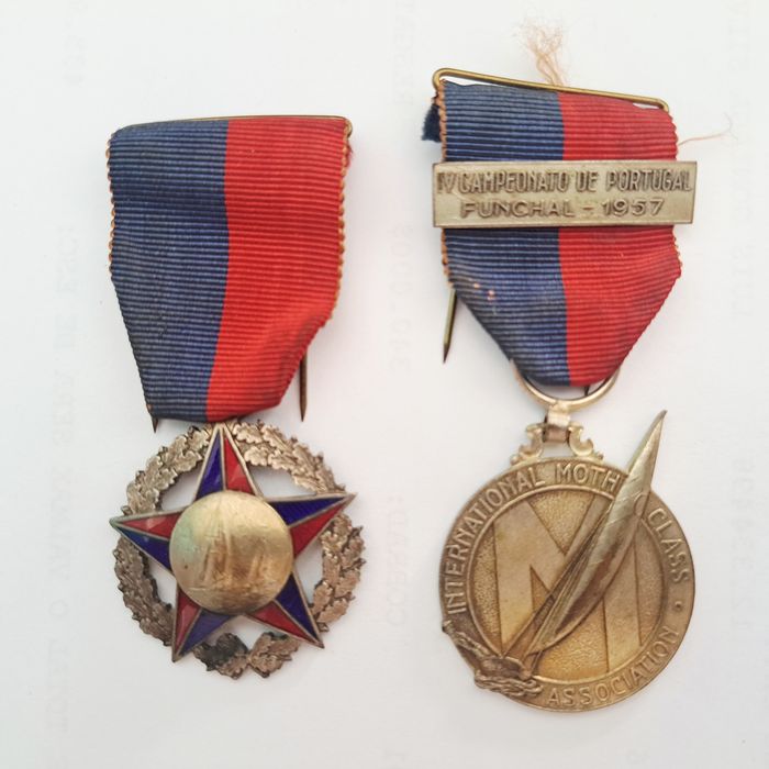 Medalhas IV Campeonato de Portugal Funchal 1957 Moth Class