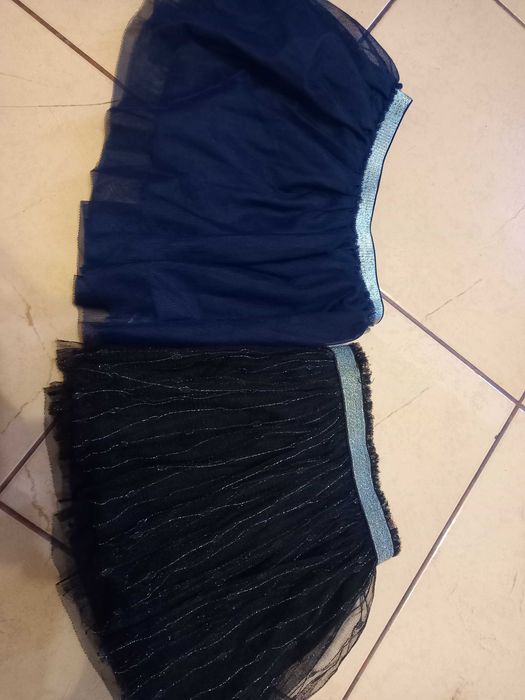 Spodnica granat i czarna 92 2/3 lata eleganckie