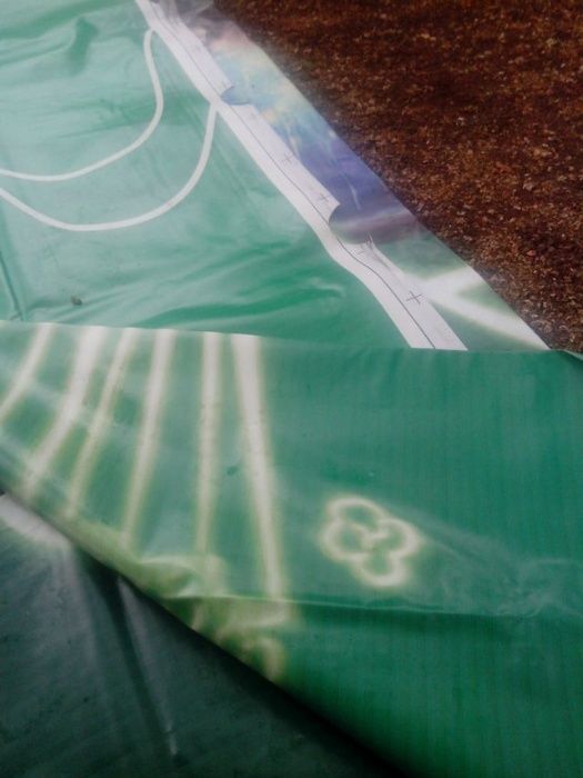 Gruba Plandeka z reklamy do przykrycia