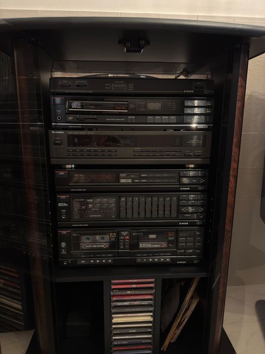 Movel aparelhagem singer/technics