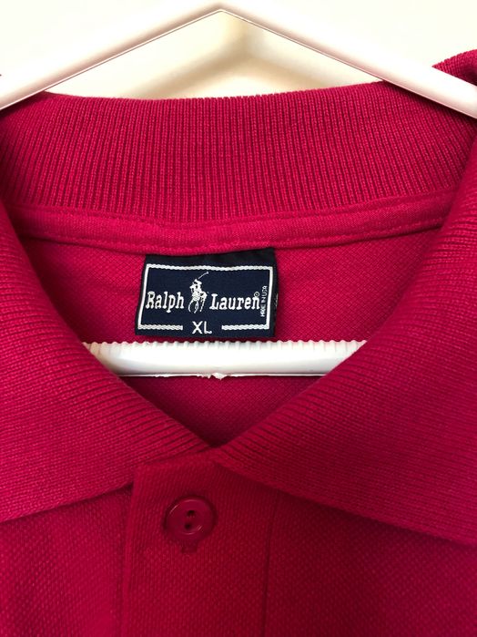 3 Polos Lacoste e Ralph Lauren original cor de rosa tamanho 2 e XL