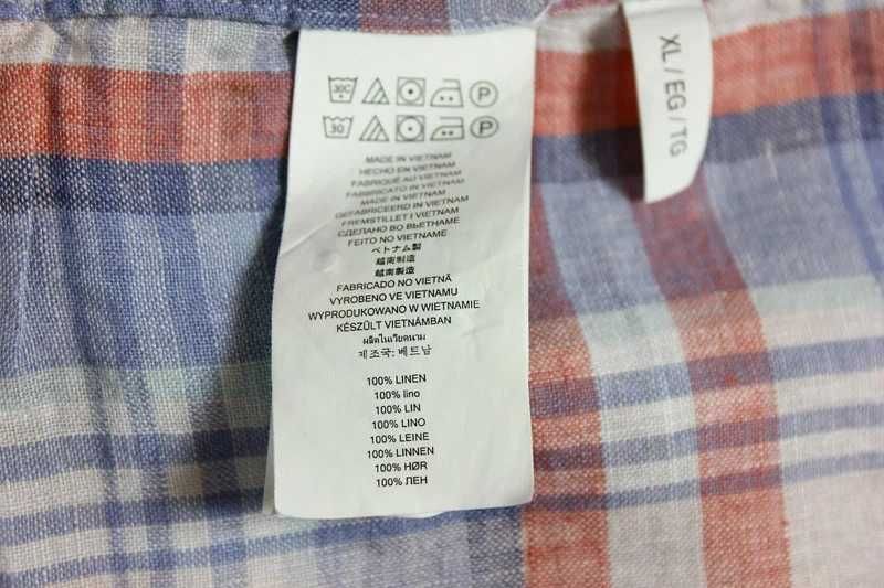 Lniana koszula Michael Kors XL classic fit len 100%