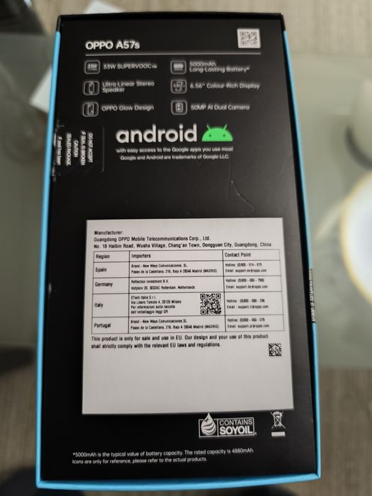 OPPO A 57 S ecrã 6,7