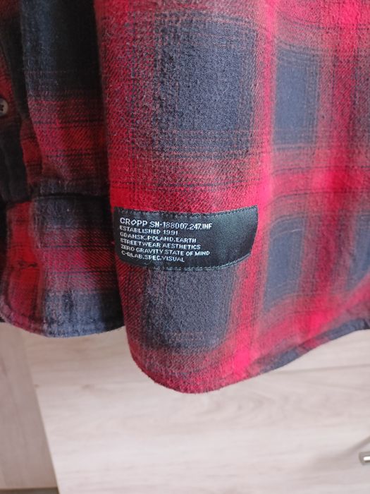 CROPP, koszula w kratkę, comfort fit, roz. M, bardzo dobry stan