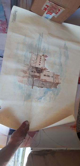 Conjunto de Posters de Pendurar/Pinturas Antigos