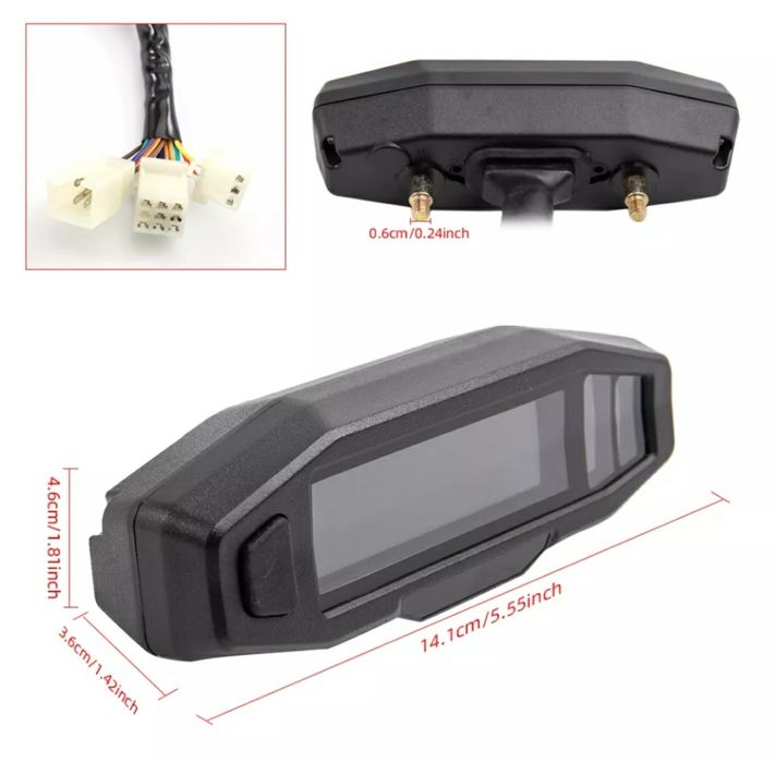 Velocímetro moto digital