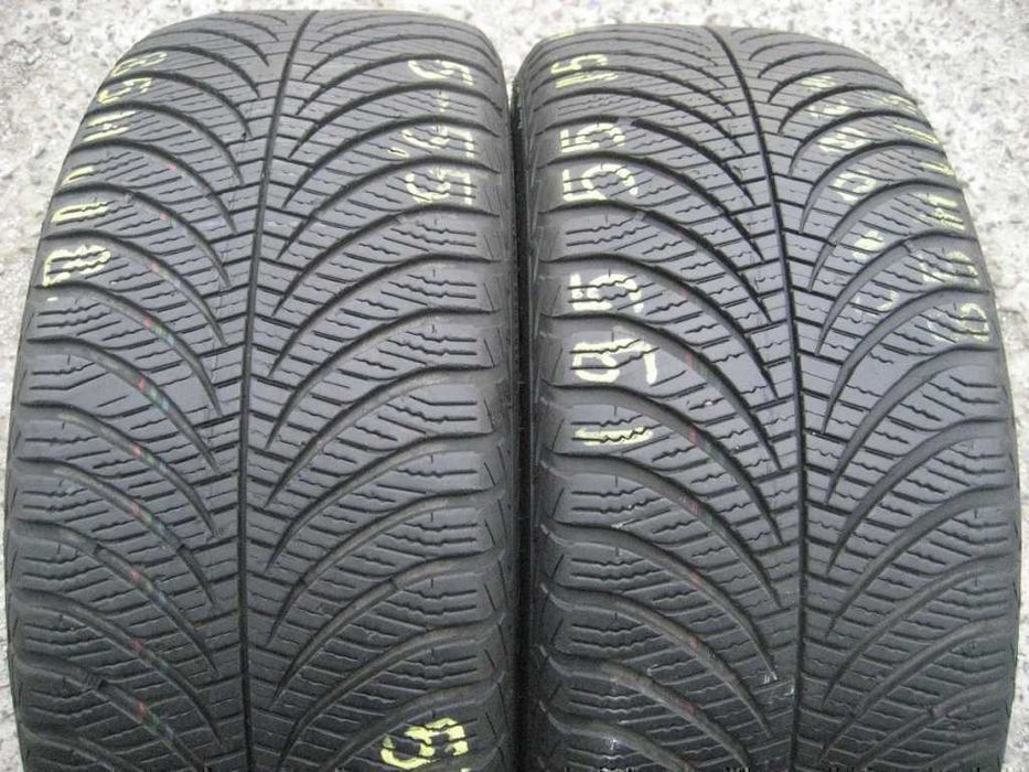 195/55 R15 85Н Goodyear M+S 2штуки протектор 5-5.5мм шини б/у