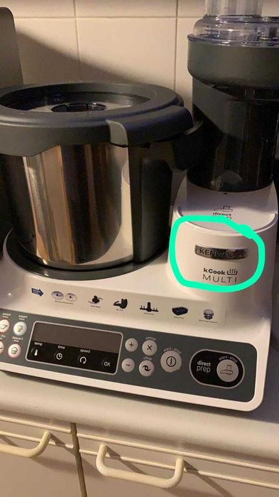 KENWOOD Robot kCook-Multi (corte, cozinha e frita 180º) pouco usado