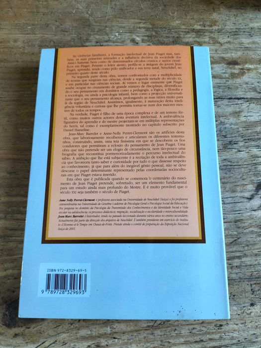 Livro Jean Piaget, Aprendiz e Mestre