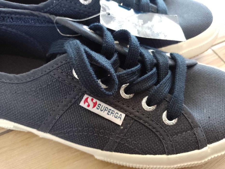 SUPERGA tenisówki nowe 38 granatowe
