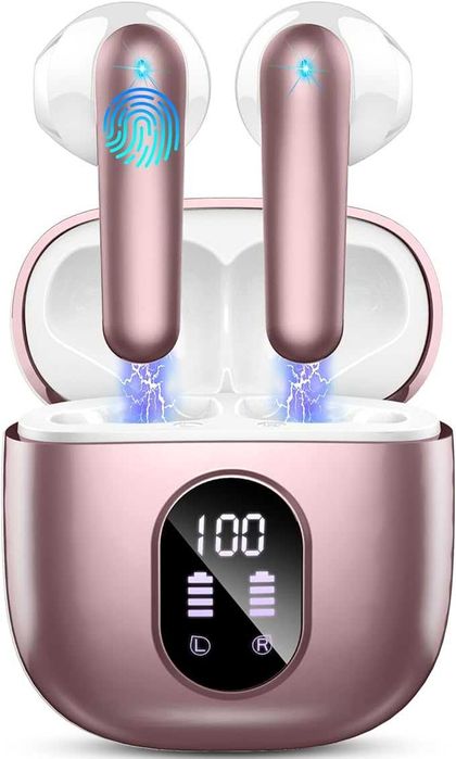 Zestaw słuchawkowy Bluetooth, słuchawki Bluetooth 5.3, bezprzewodowe