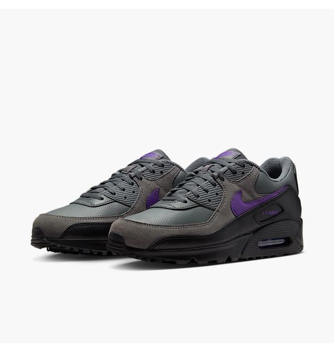 Остання! Розмір 42.5 - Кросівки Nike Air Max 90 (сіро-фіолетові)