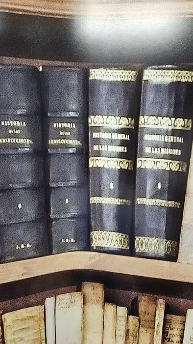Mata magnetyczna na lodówkę 180*60 - wzór "regał z książkami"