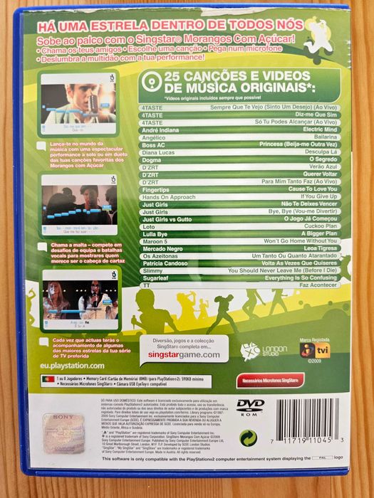 5 jogos Singstar e Sing it