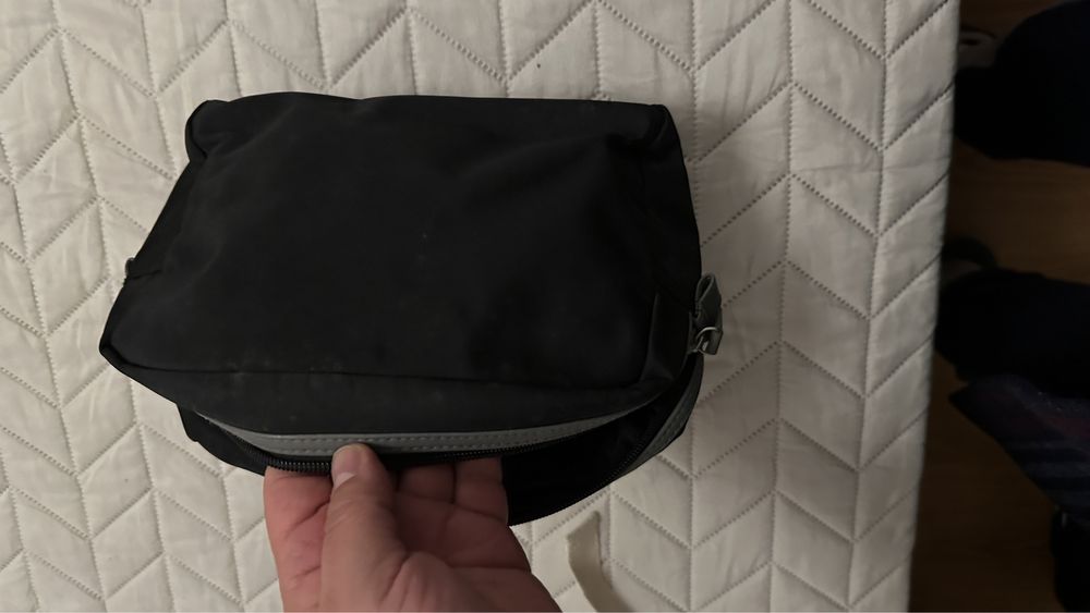 Necessaire de viagem/Ginasio preta/cinza