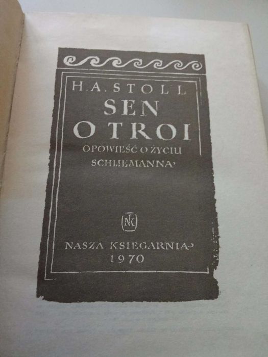 Sen o Troi H. A. Stoll