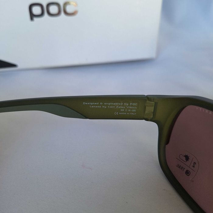 Okulary Sportowe Poc Define Epidote Green Translucent/Clarity Silver