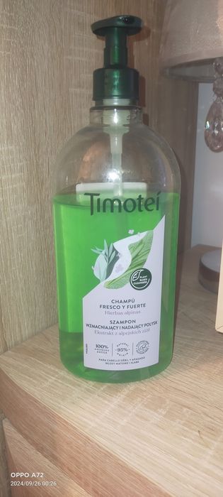 Szampon Timotei Wzmacniajacy i nadający połysk