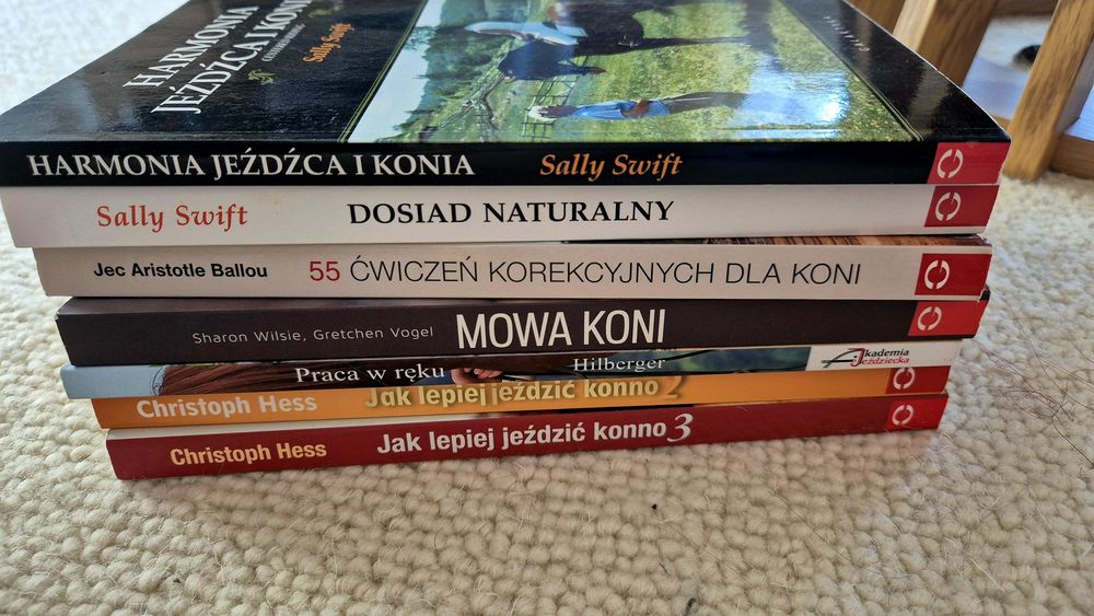 Książki jeździeckie jak nowe