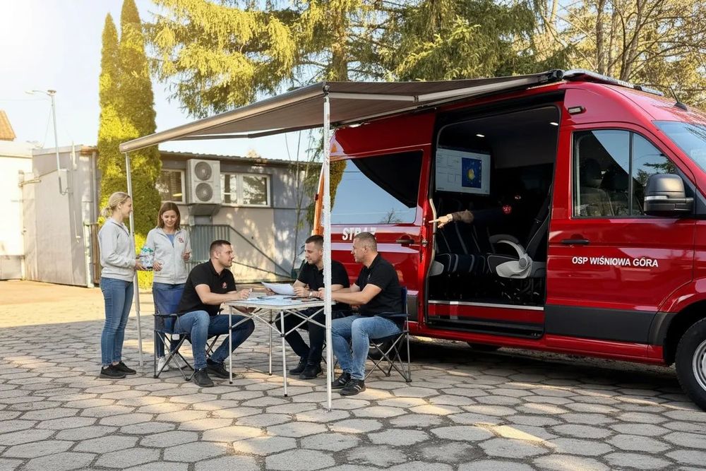 Ford Transit Strażacki Pożarniczy Straż - Strażak SAM Ciechanów