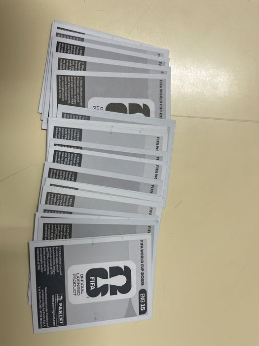 Troca ou venda de cromos mundial 2026