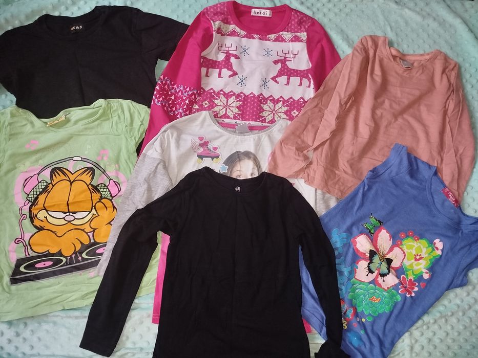 Paka ubrań dla dziewczynki 122 dziewczynka