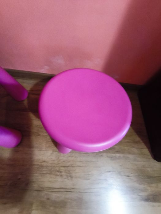 2 krzesełka i taboret Ikea Mamut
