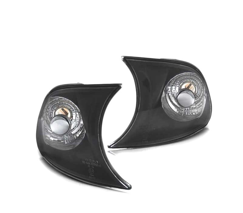 PISCAS FRONTAIS BMW E46 99-01 C C BLACK PRETO