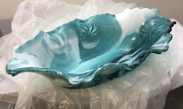 Taça centro de mesa / fruteira vintage antiquario