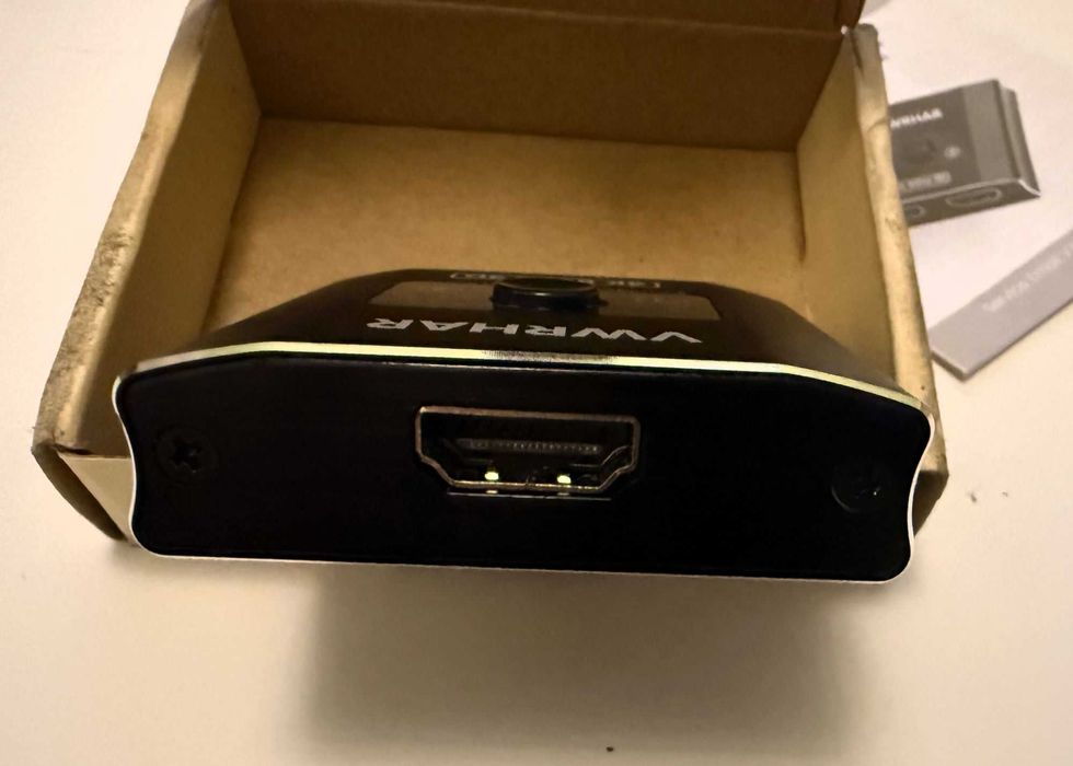 Splitter VWRHAR HW-002 HDMI 2 do 1 Dwukierunkowy